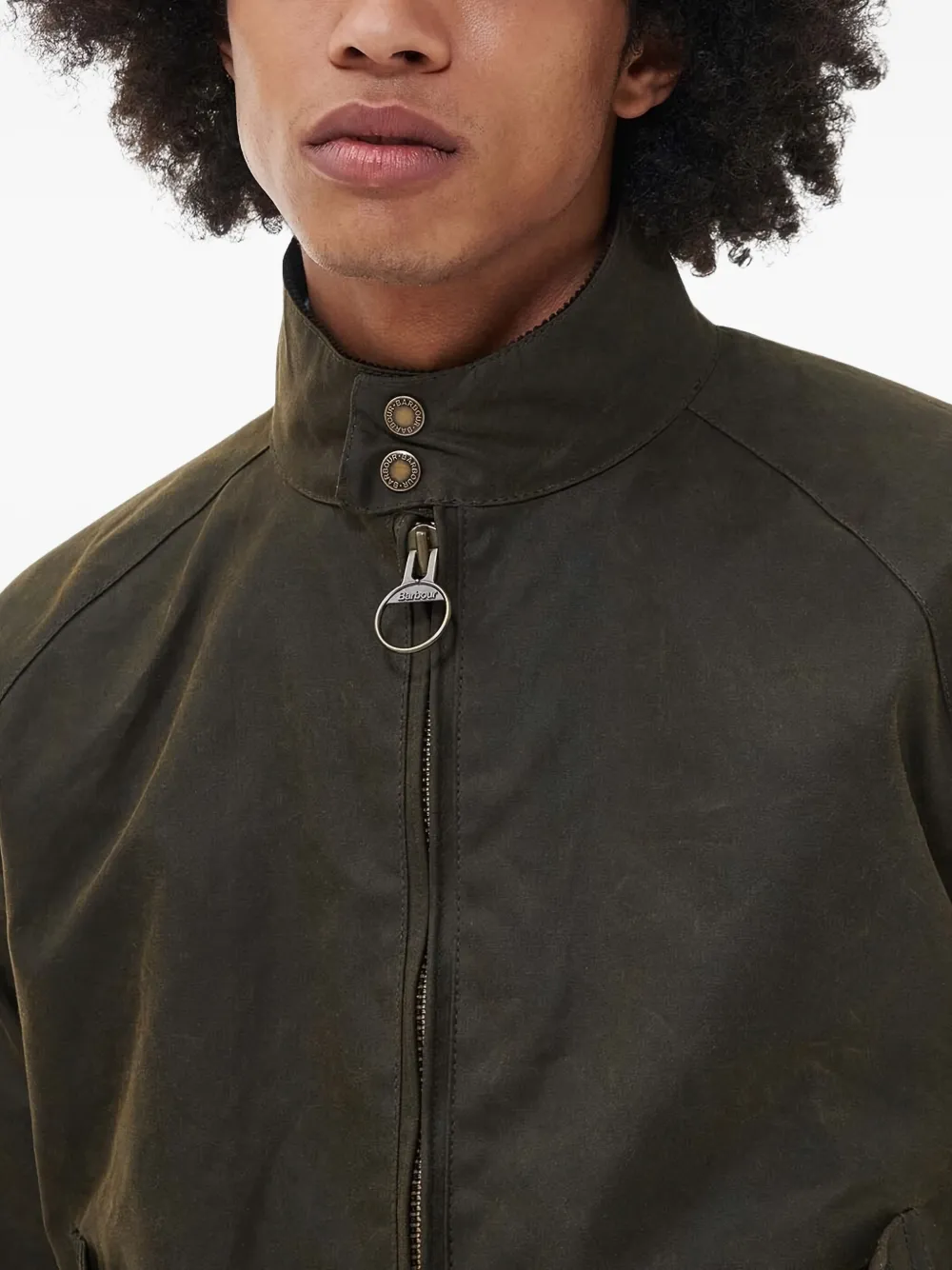 Baracuta x Barbour Porton jack Groen