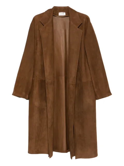 The Row Serenis panelled-split coat