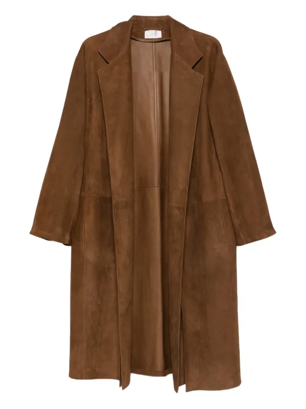 The Row Serenis Panelled-split Coat in Brown