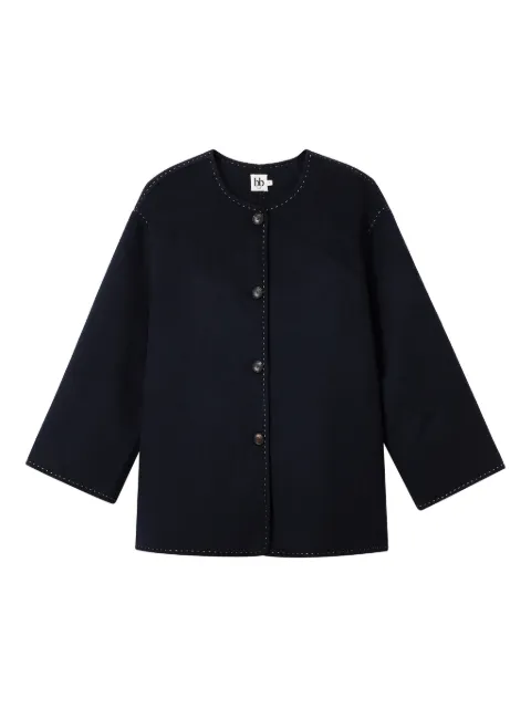 b+ab scarf-embellished jacket