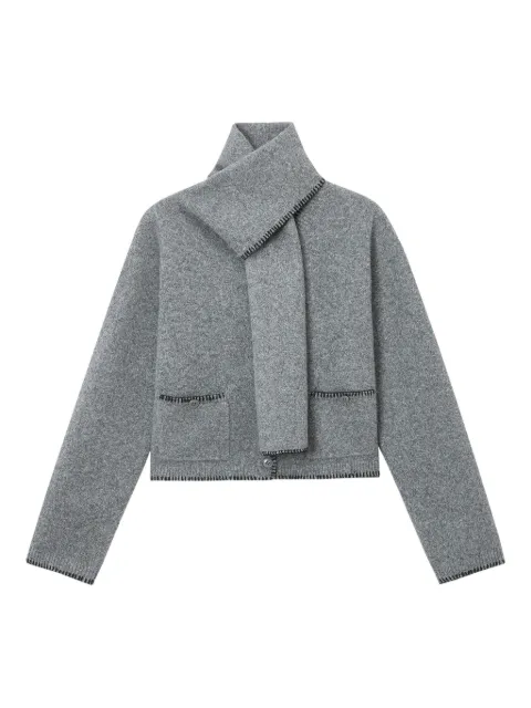 b+ab pocket scarf cardigan