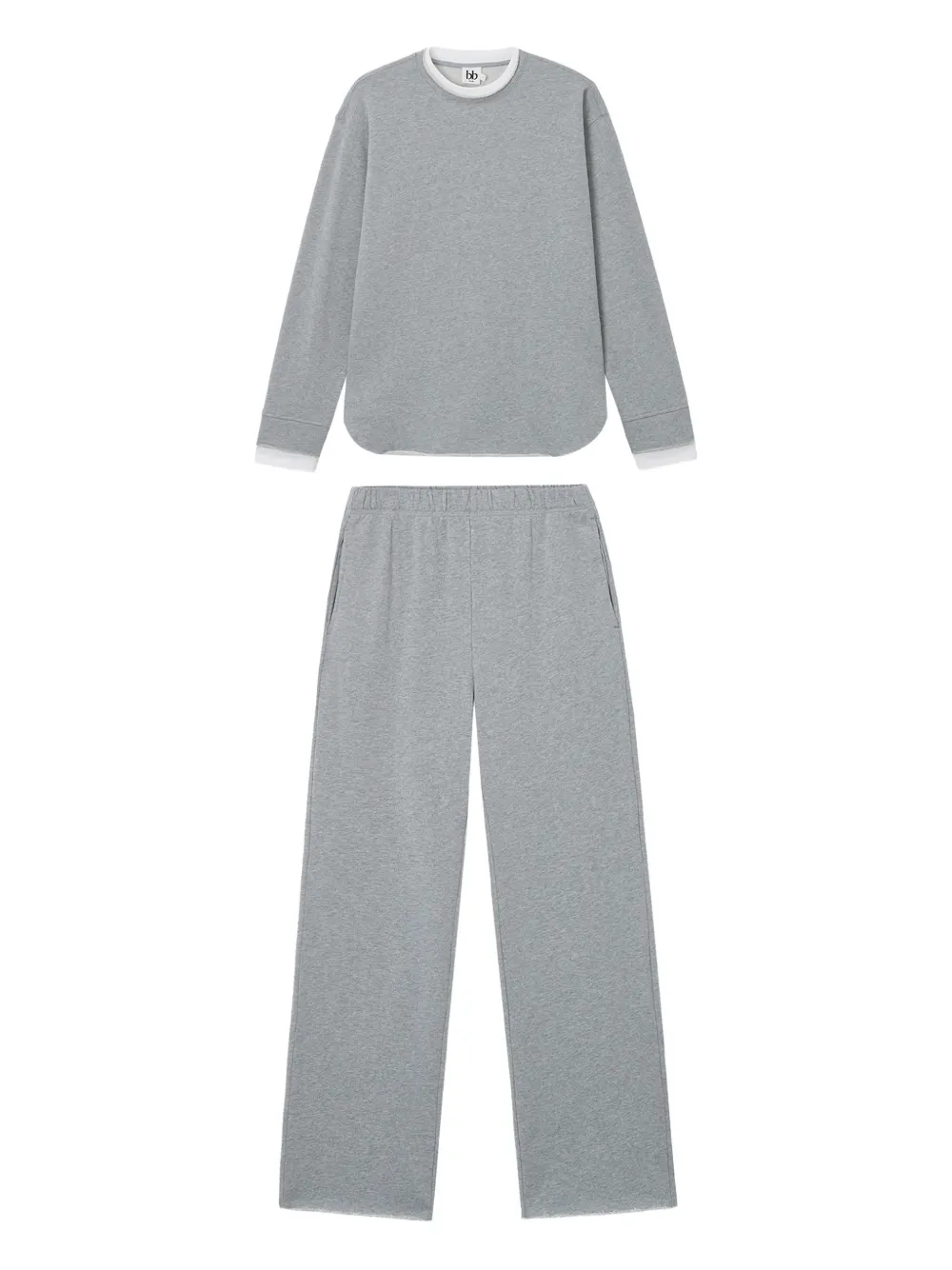 b+ab frayed-edge tracksuit | Grey | Image 1