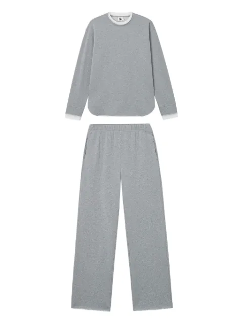 b+ab traje deportivo con bordes deshilachados