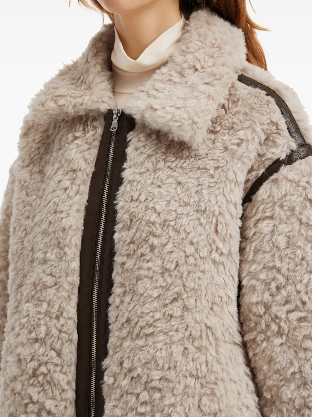 B+ab Zip Jacket In Neutral