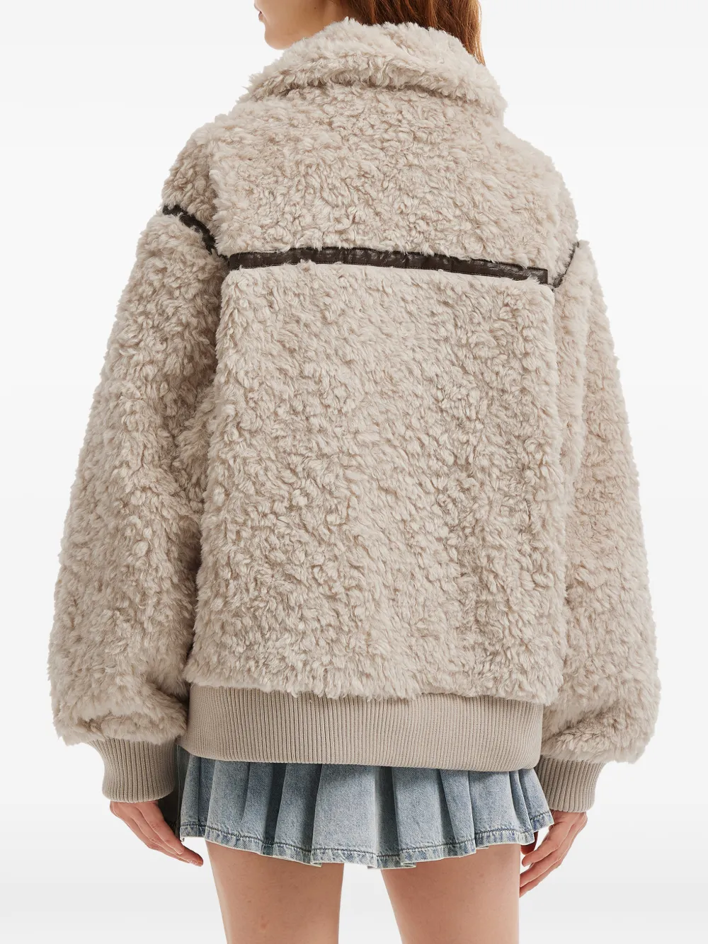 B+ab Zip Jacket In Neutral