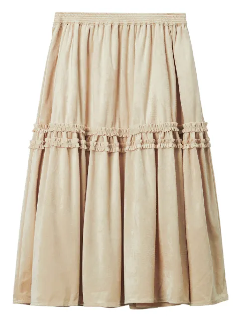 tout a coup ruffled-detail skirt