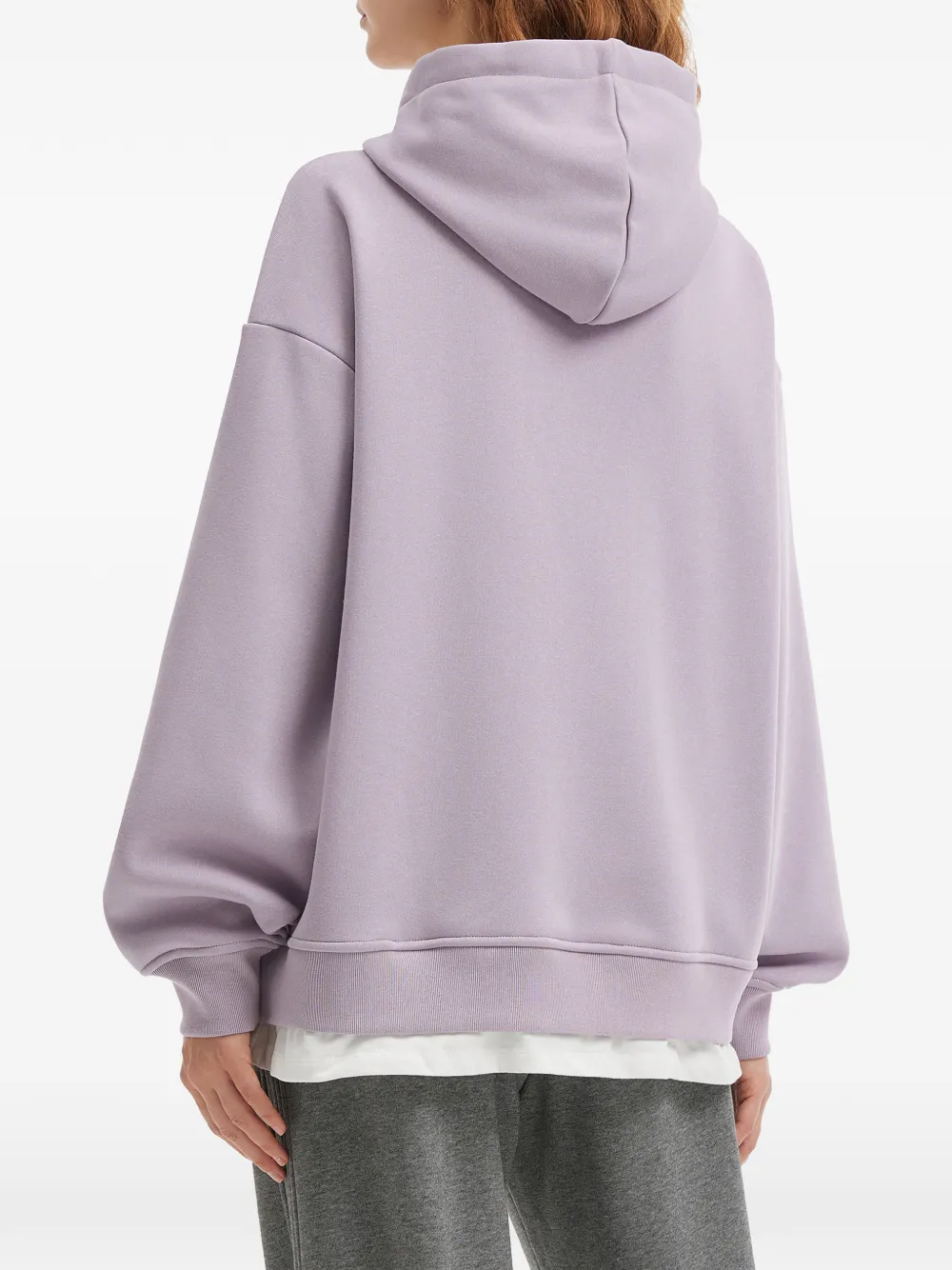 B+ab Drawstring Pocket Hoodie In Purple