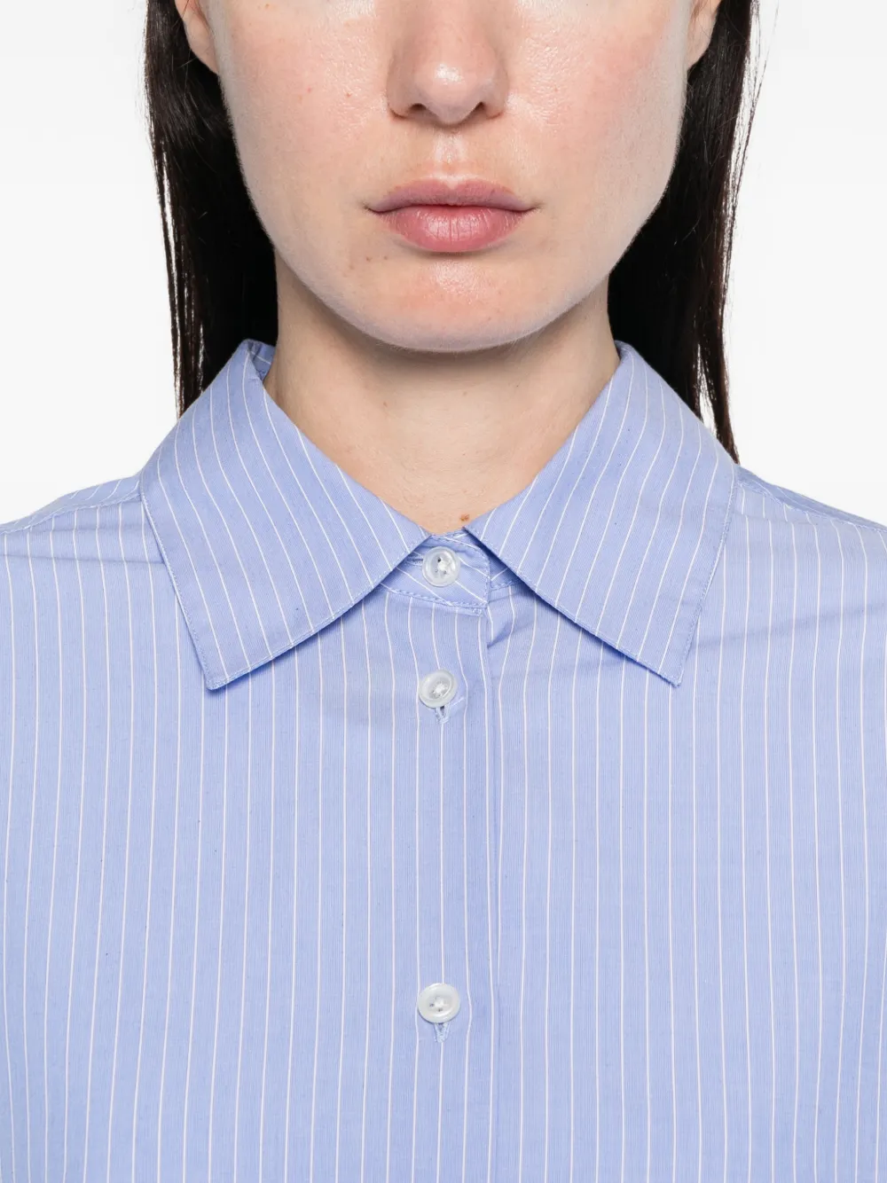 The Row Luka Shirt In Blue