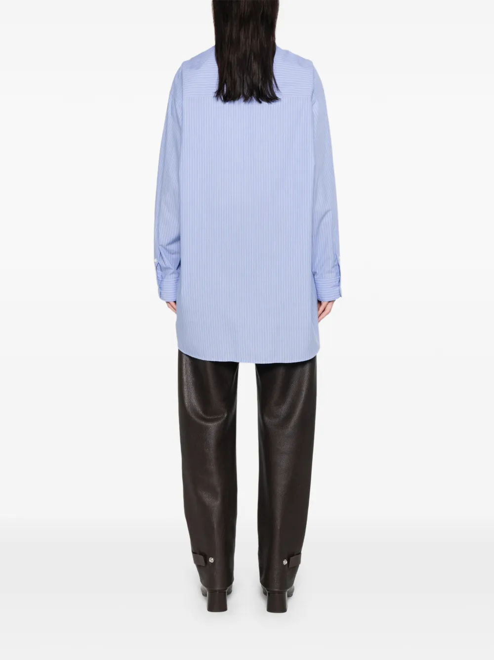 The Row Luka Shirt In Blue