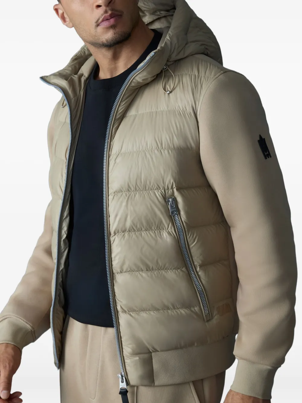 Mackage Frank-R jack met capuchon en rits Beige