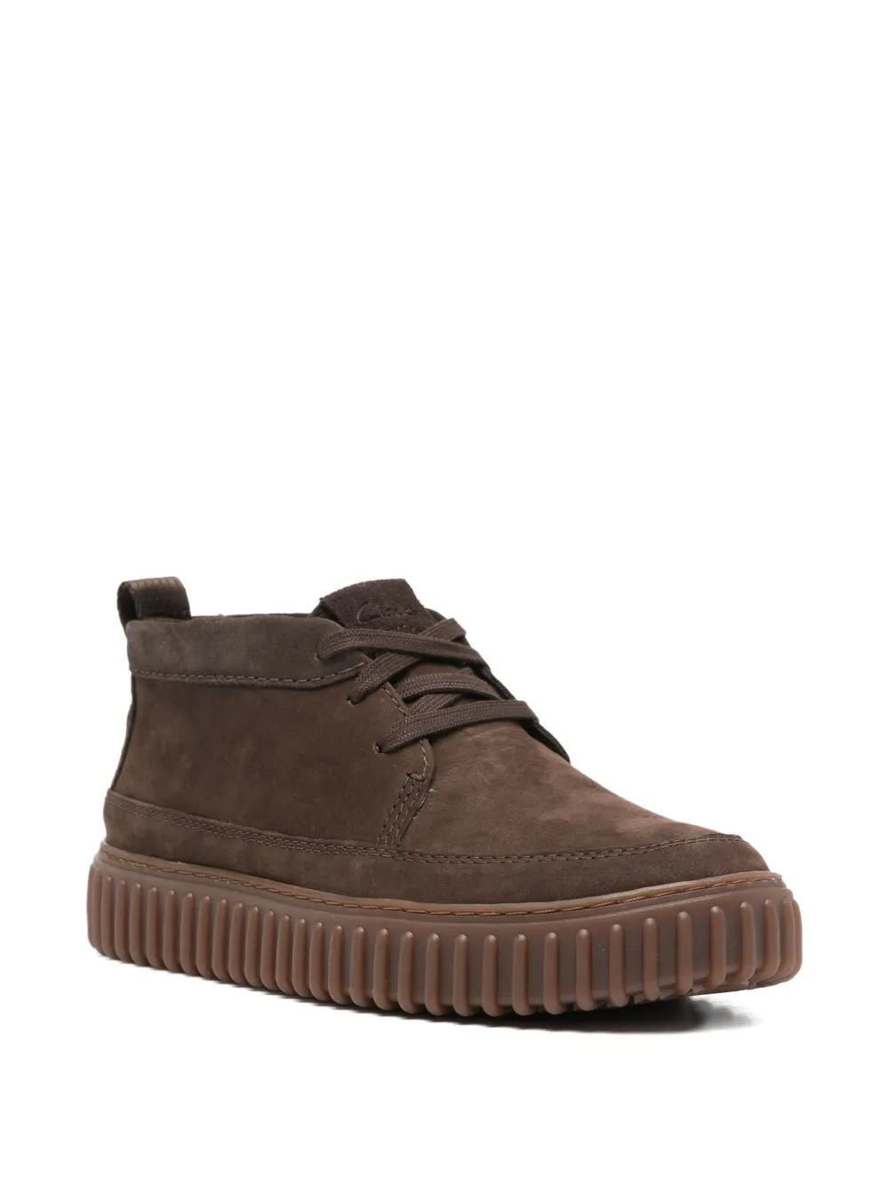 Clarks Originals Torhill Lace Hi leren veterlaarzen Bruin