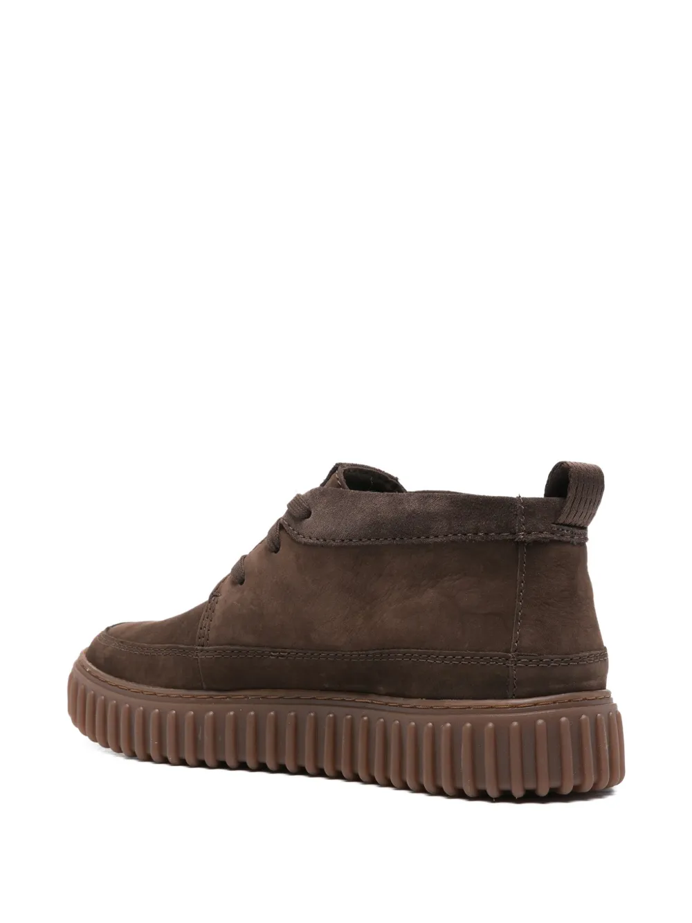 Clarks Originals Torhill Lace Hi leren veterlaarzen Bruin