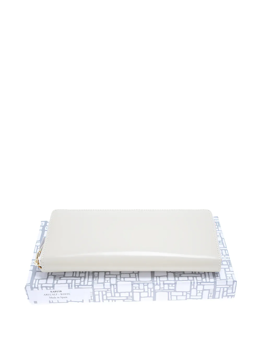 Comme Des Garçons Wallet Leren portemonnee Beige