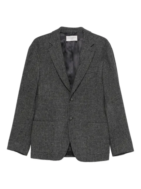 Officine Generale blazer con cuadros estampados