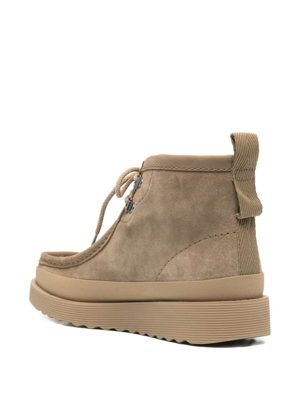 Clarks Originals Wallabee leren veterlaarzen Beige