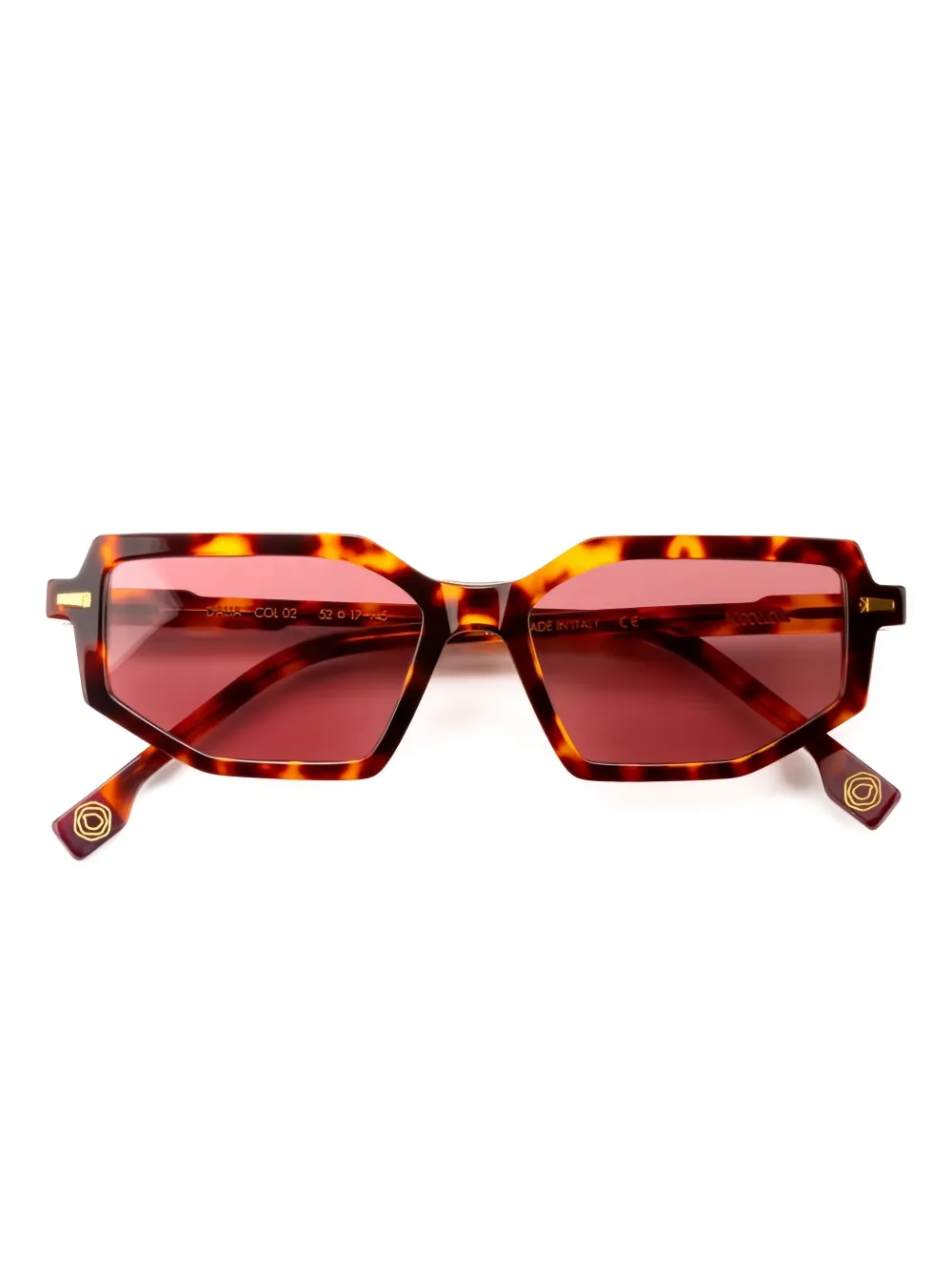 KYme Dalia geometric-frame sunglasses | Brown | Image 1