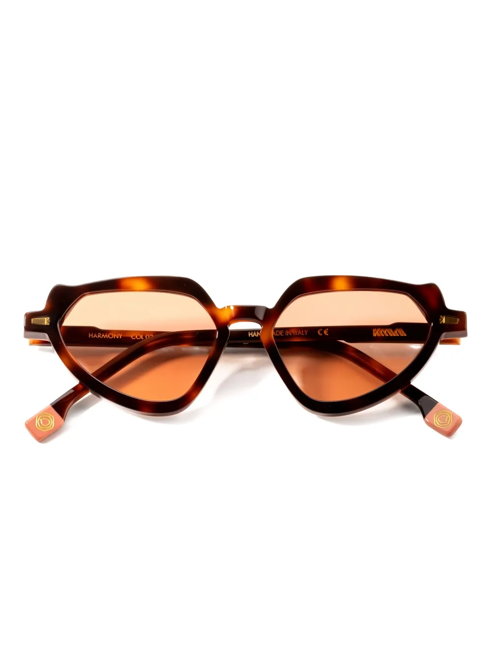 KYme Harmony geometric-frame sunglasses | Brown | Image 1
