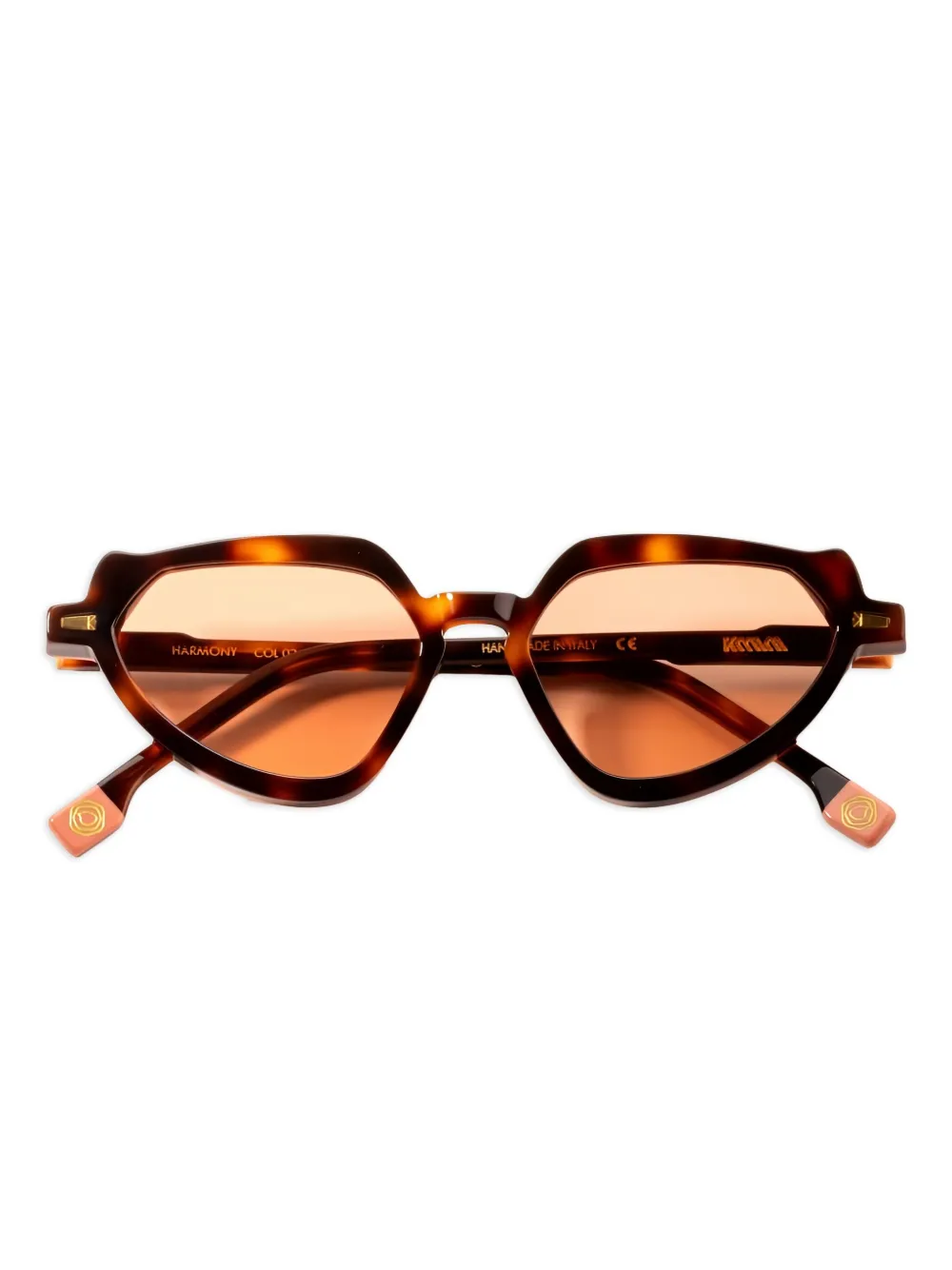 KYme Harmony geometric-frame sunglasses | Brown | Image 1