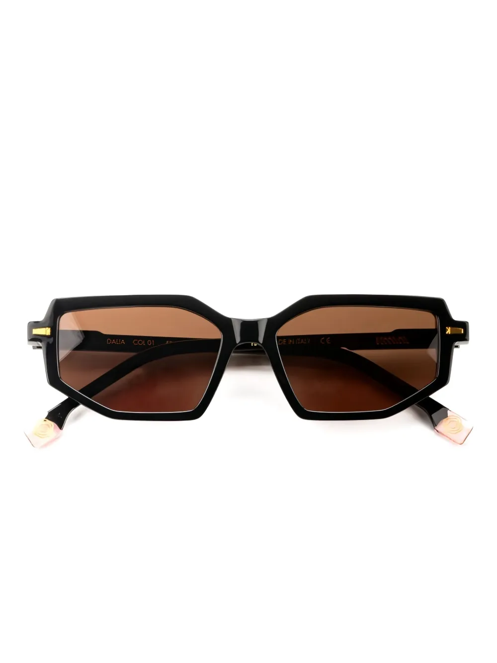 KYme Dalia geometric-frame sunglasses | Black | Image 1