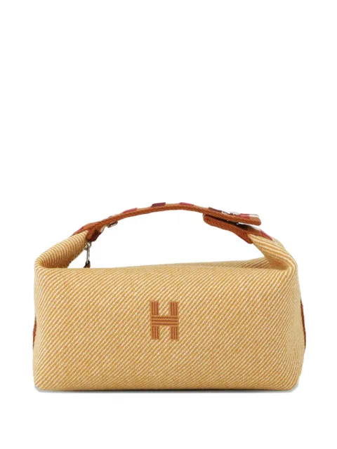 Hermès Pre-Owned Bride a Brac Au Carre liten necessär i ull från 2021-2025