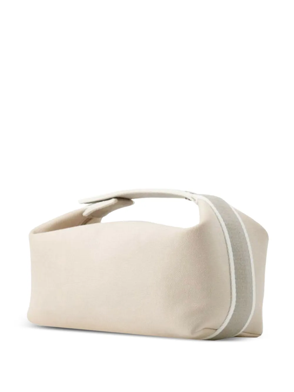 HERMES Pre-owned 2020-2025 Small Canvas Bride A Brac Case Vanity Bag In Brown