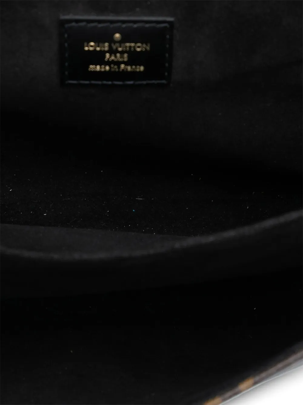 LOUIS VUITTON Pre-owned 2021-2025 Monogram Reverse Pochette Metis Satchel In Brown