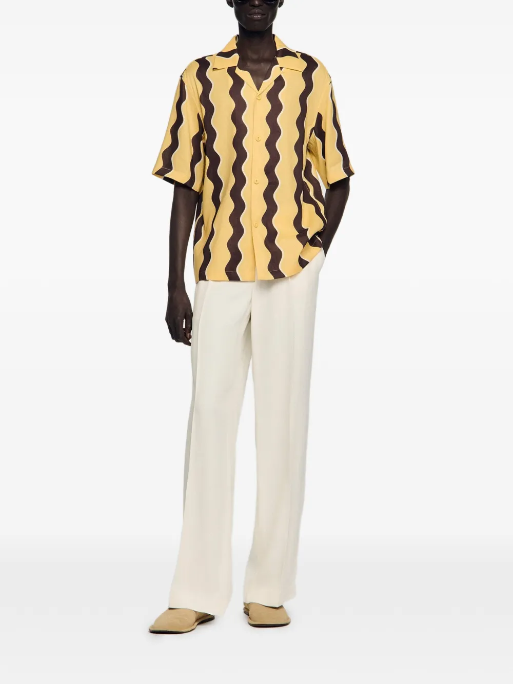  Sandro Camisa Con Botones - Neutro 