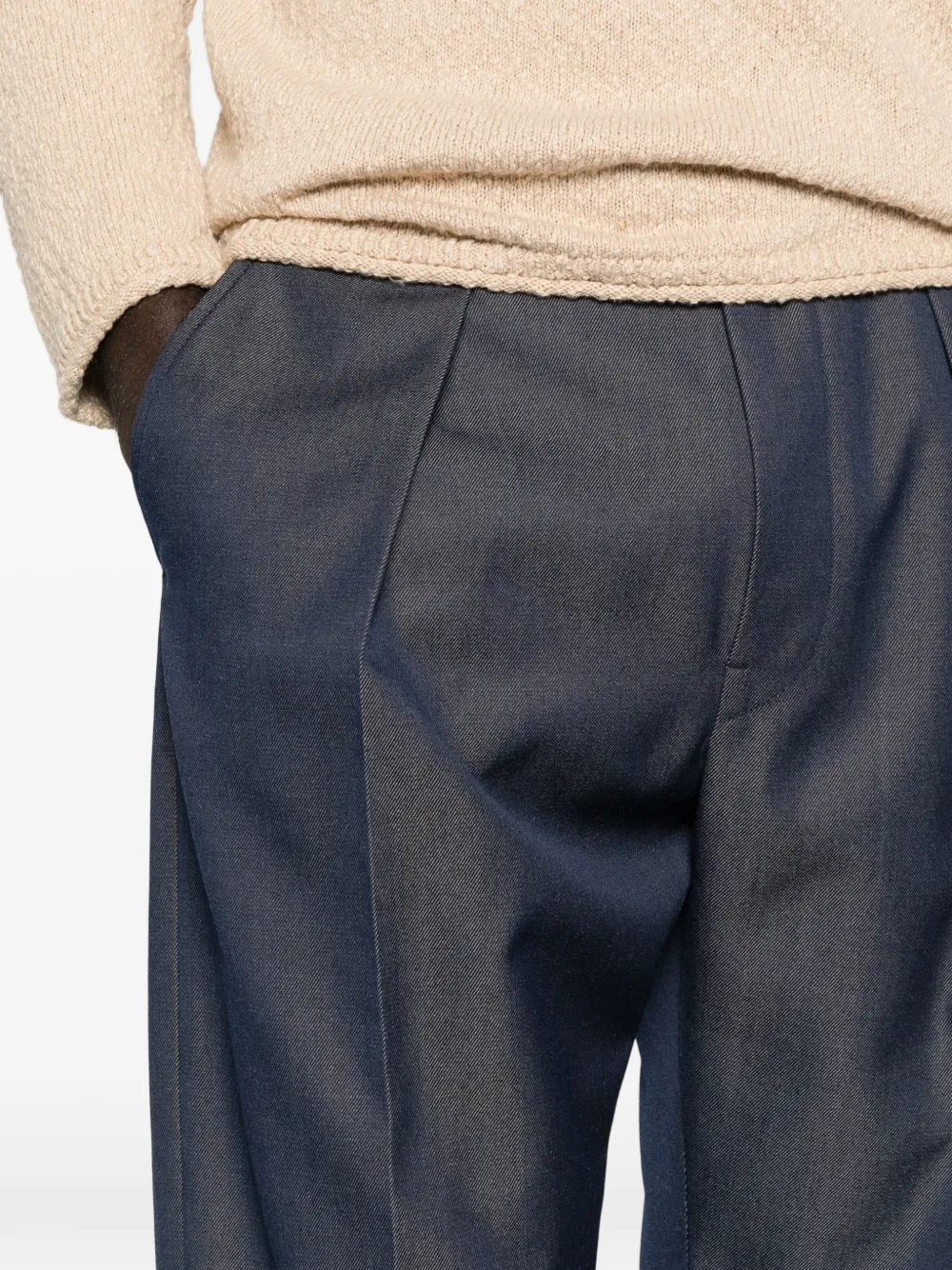 Pleated Loose Fit Trousers