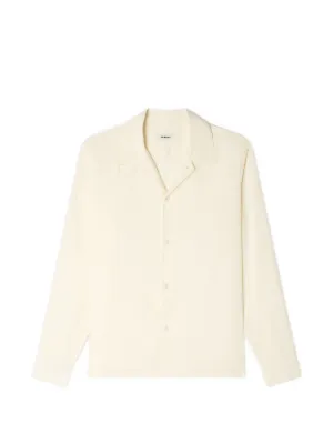 Saint Laurent Vネック リネンシャツ | ホワイト | FARFETCH JP
