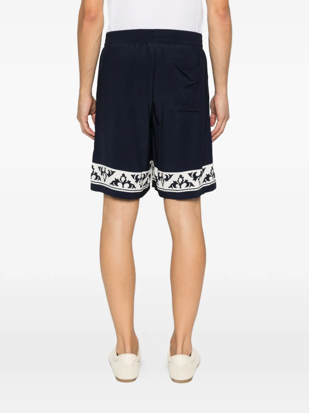 SANDRO Shorts met verborgen rits Blauw