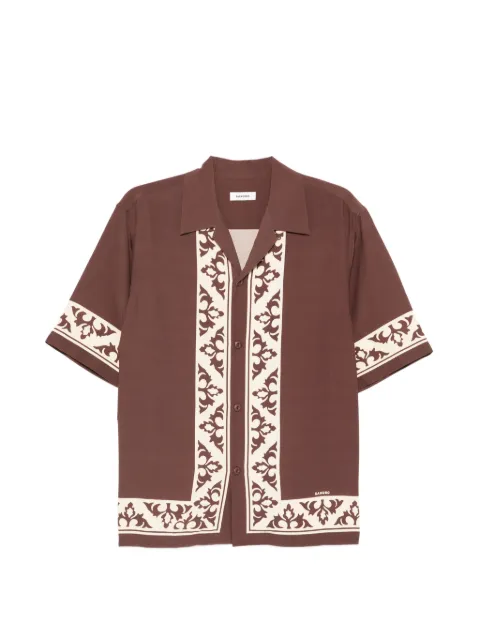 SANDRO blouse à imprimé peau de serpent