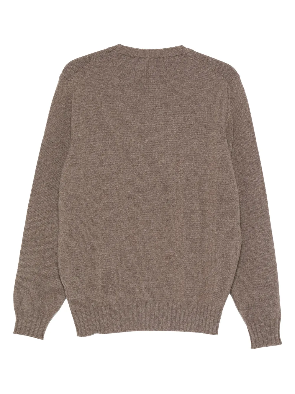 Dell'oglio Trui met ronde hals en lange mouwen - Bruin