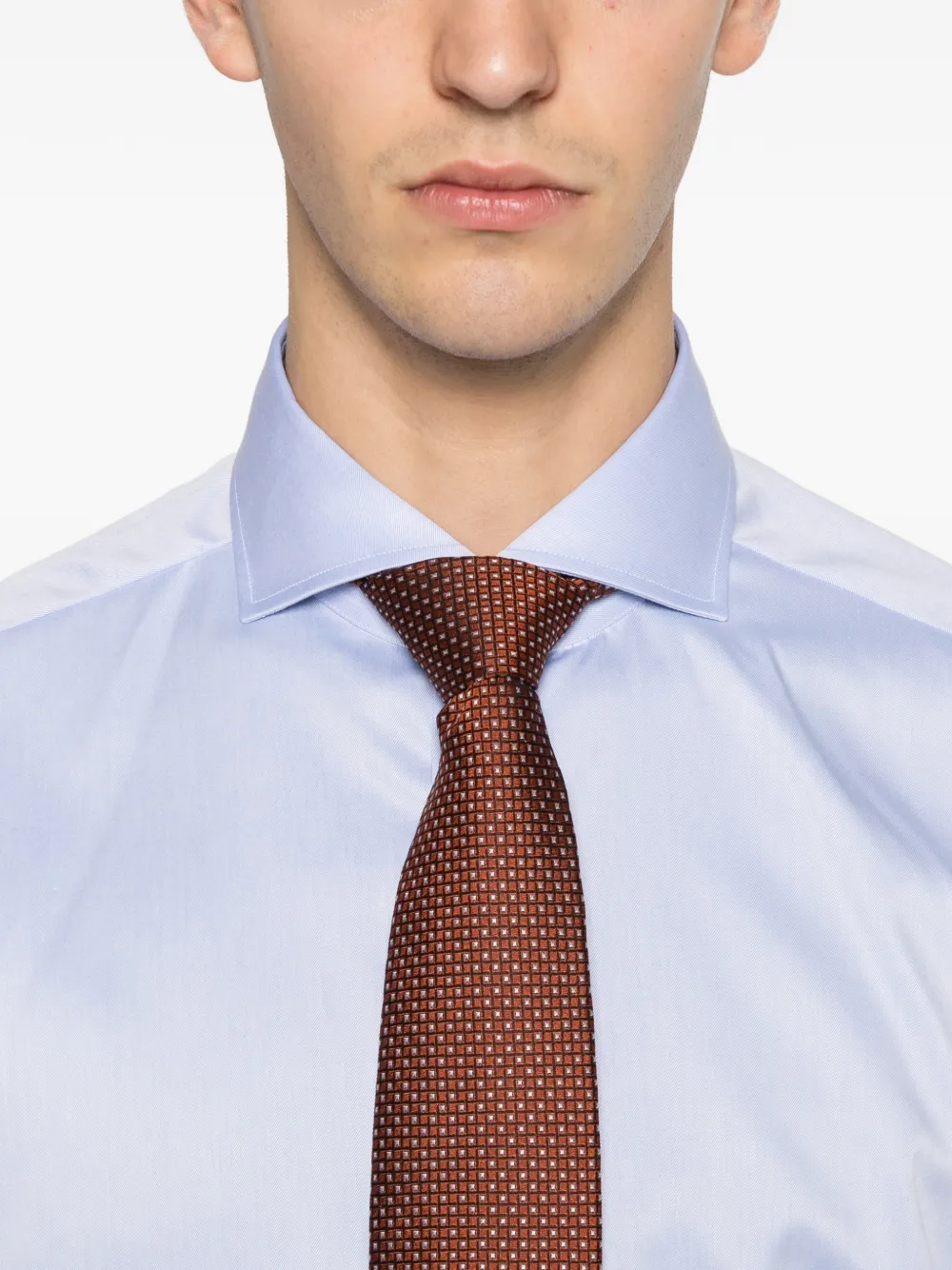 Dell'oglio Overhemd met knopen Blauw