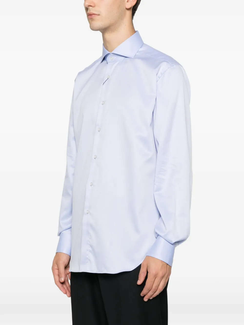  Dell'oglio Camisa Con Botones - Azul 