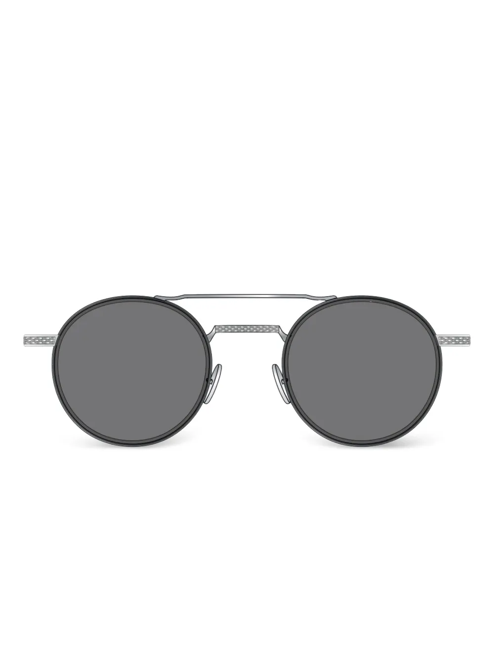 Cutler And Gross Breitling Chrono 0002 Sunglasses In Gray