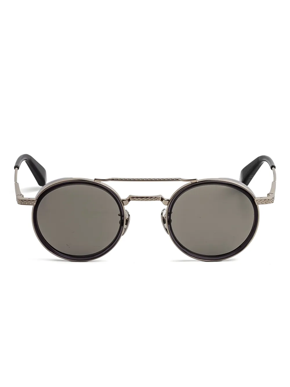 Cutler & Gross Breitling Chrono round frame sunglasses | Grey | Image 1