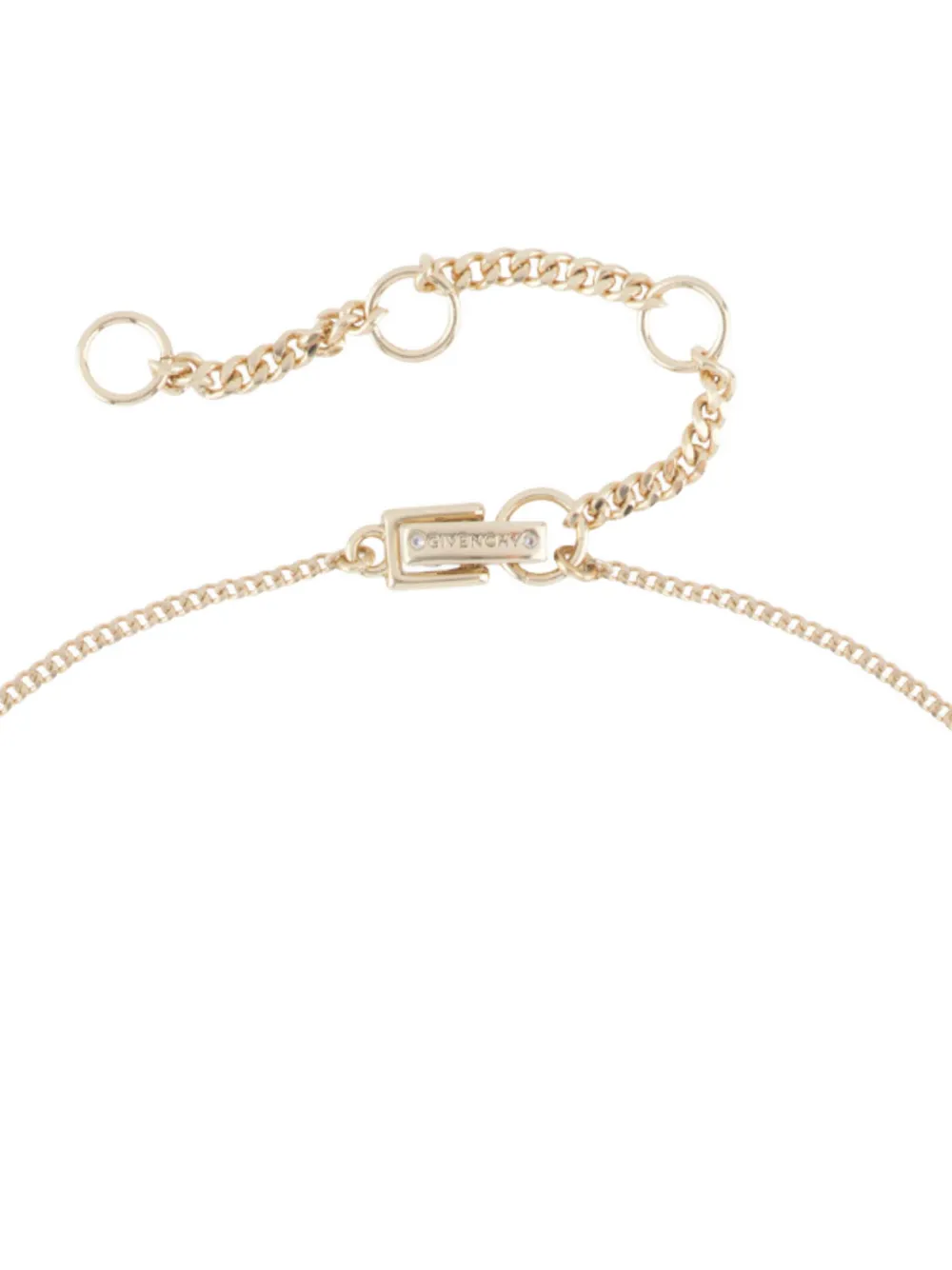 Pre-owned Givenchy 1980s Embellished Necklace In Gold