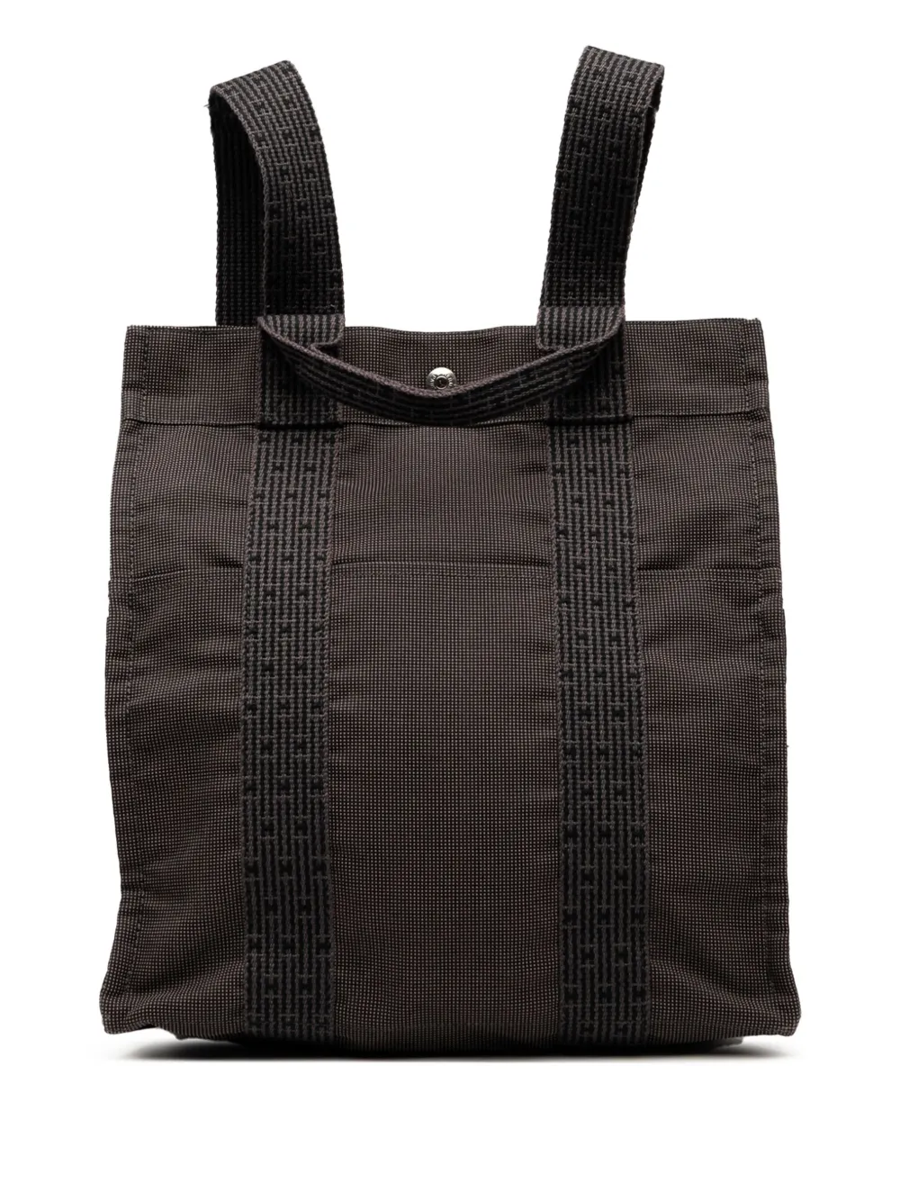 Hermès Pre-Owned 1990-2010 Canvas Herline MM backpack - グレー Hermès Pre-Owned 1990-2010 Canvas Herline MM backpack - グレー