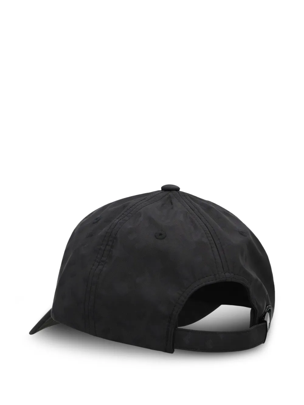 BOSS logo-detail baseball cap - Zwart
