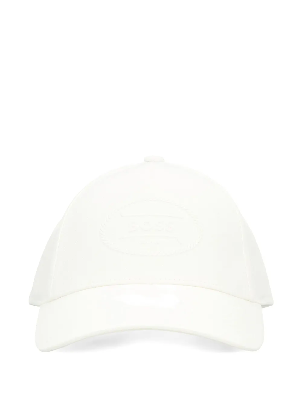 Hugo Boss Ganni Hat With Embroidered Logo In Metallic