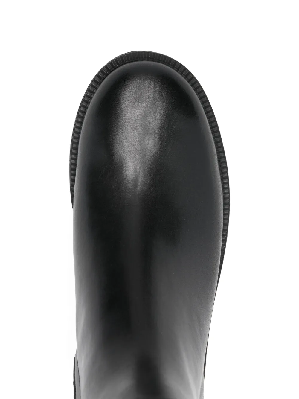 Michael Kors Leren enkellaarzen Zwart