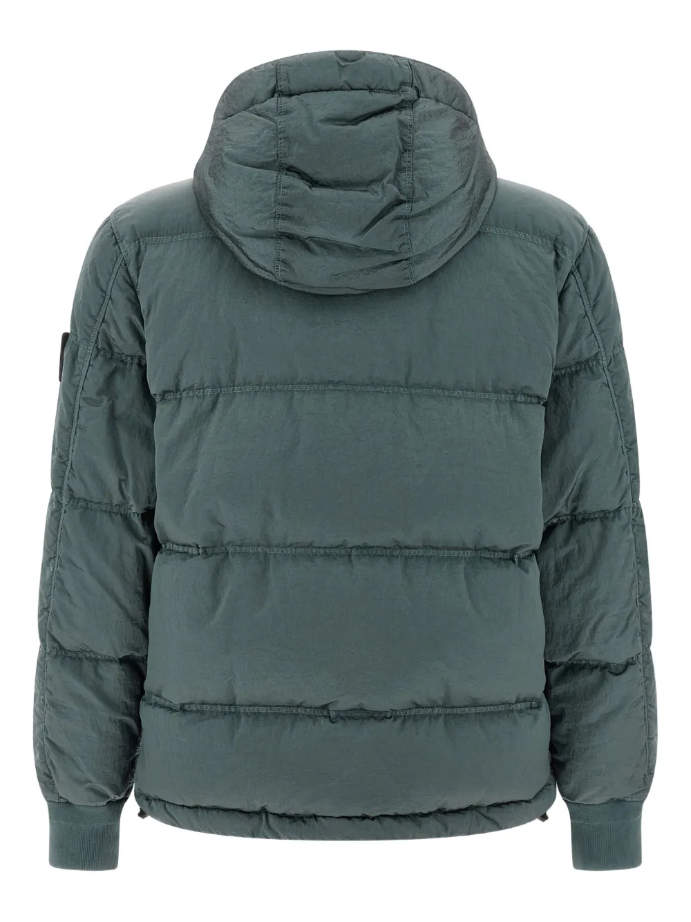 Stone Island hooded padded coat - Groen