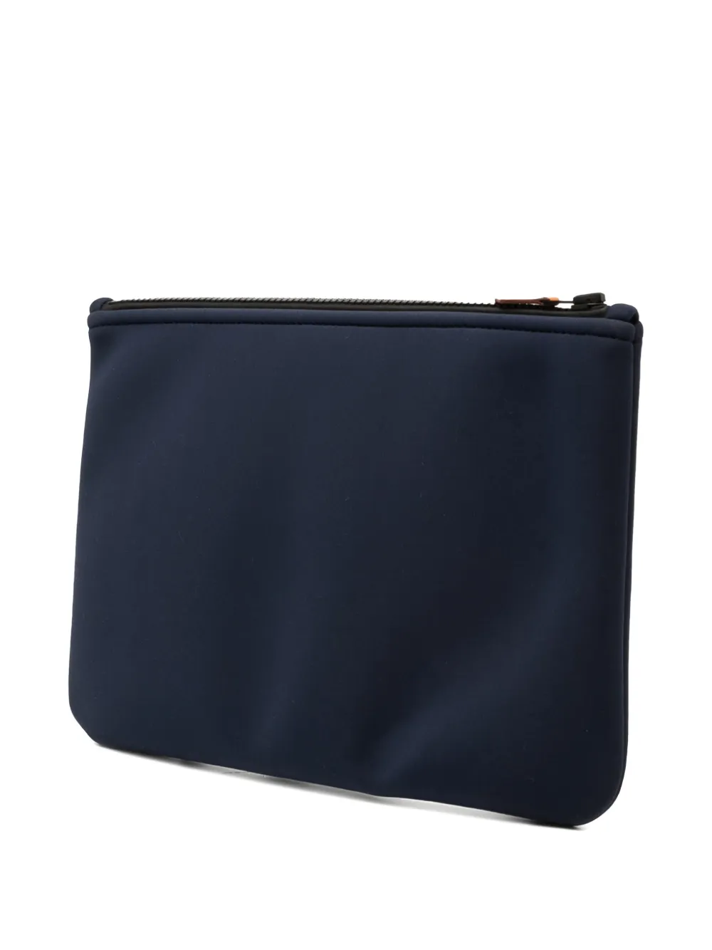 Pre-owned Hermes 2020-2025 Medium Polyamide And Elastane Neobain Case Pouch In Blue