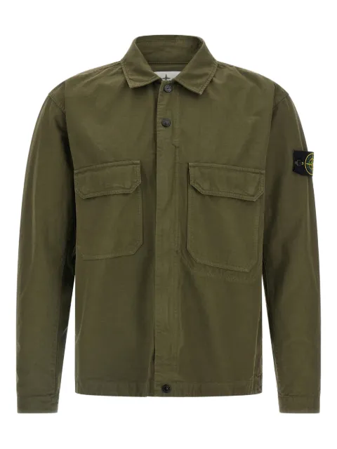 Stone Island snap-button-fastening overshirt