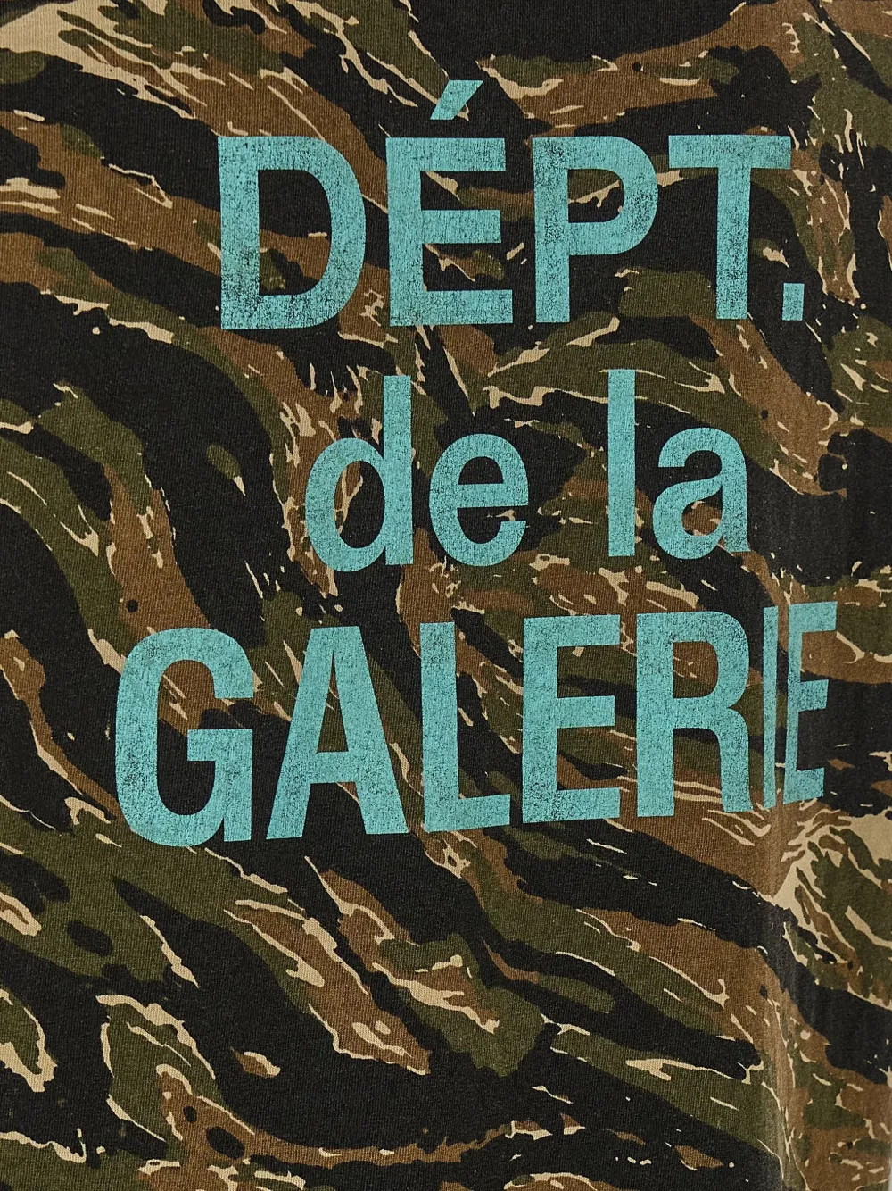 GALLERY DEPT. T-shirt met logoprint Groen