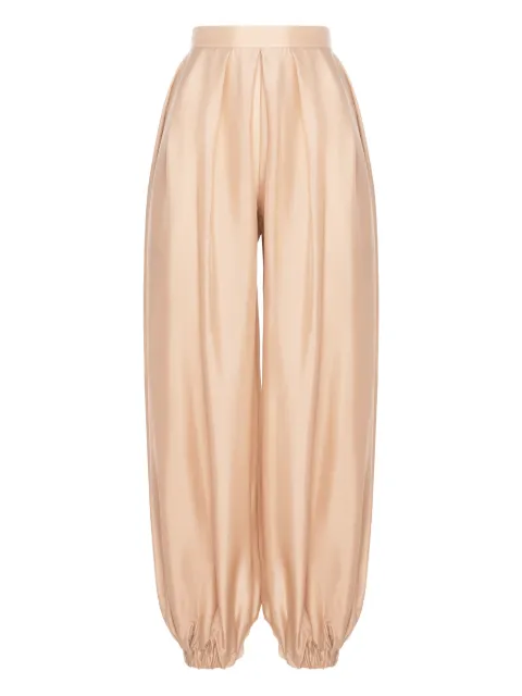 MANURÍ Bazar gathered trousers