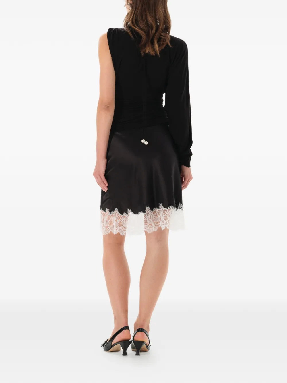 Josephine Lace-Trim Mini Skirt