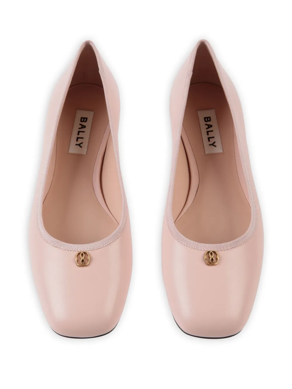 Bally Ballerina's met logodetail Roze
