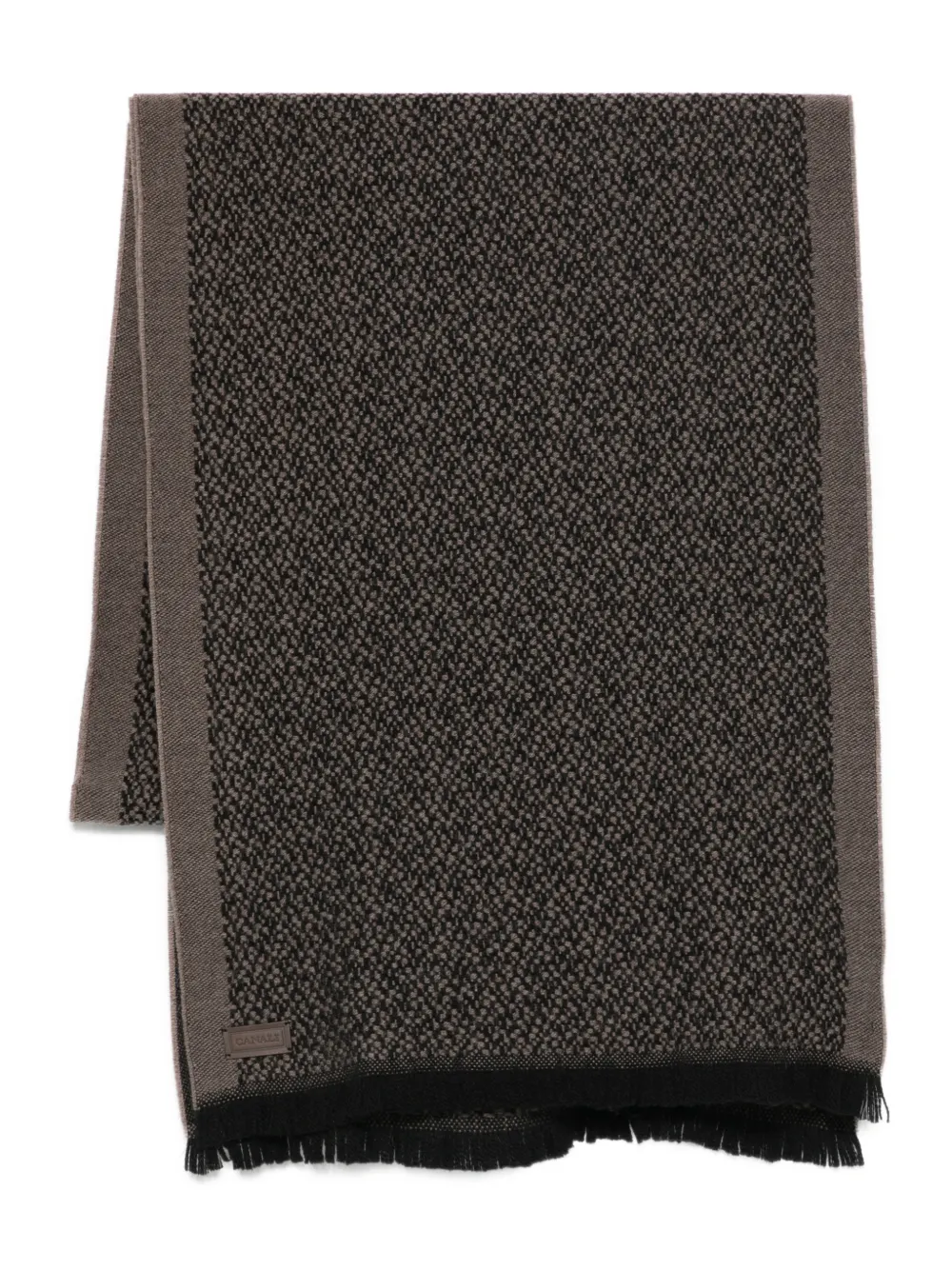 Canali fringed scarf | marrón | Image 1