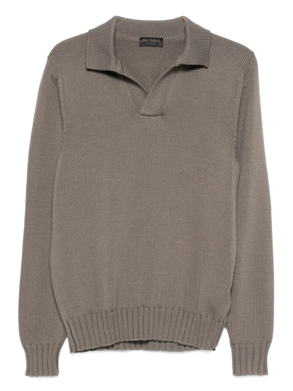 Dell'oglio sudadera con cuello tipo polo | gris | Image 1
